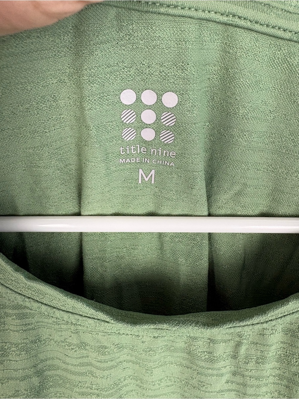 Title Nine Upland Long Sleeve Sun Shirt Medium EUC Sage Green Gorpcore Granola - Picture 2 of 12